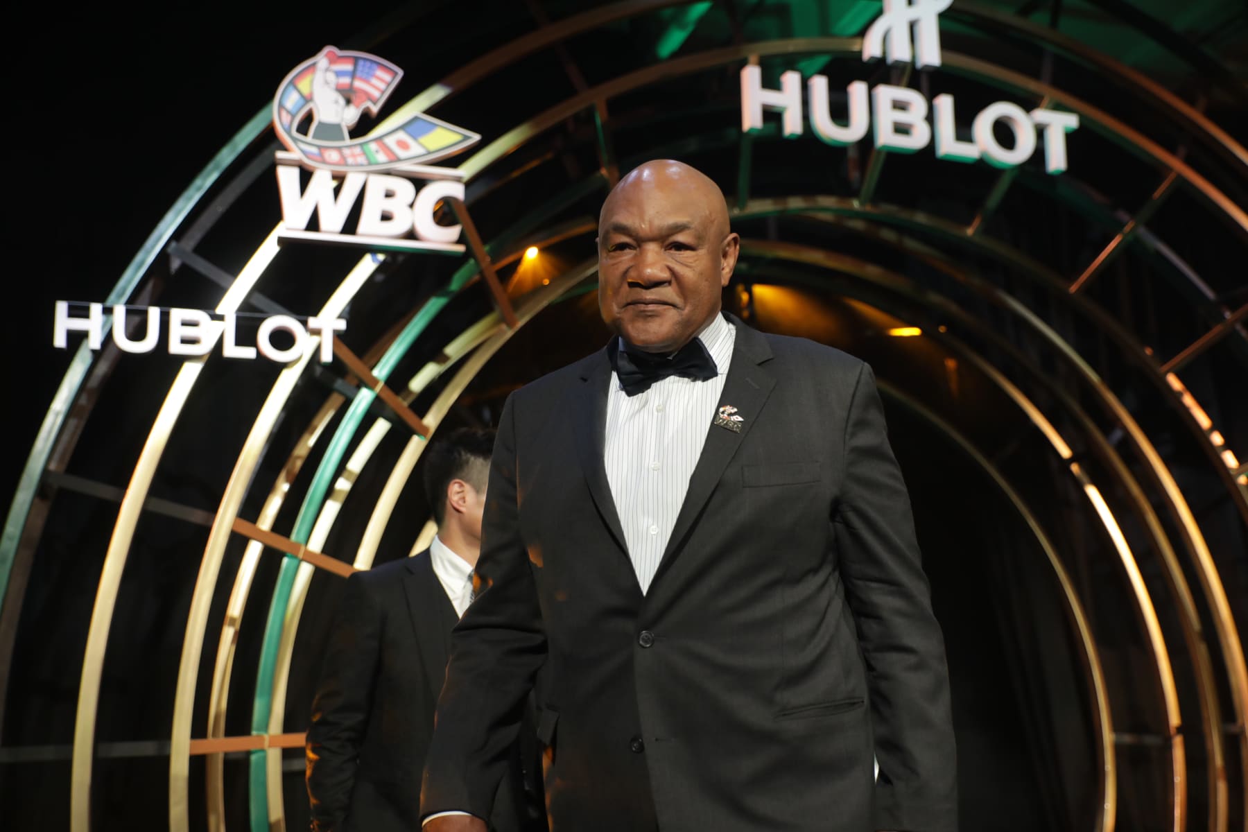 LAS VEGAS, NEVADA - MAY 03: George Forman attends the Hublot x WBC "Night of Champions" Gala at the Encore Hotel on May 03, 2019 in Las Vegas, Nevada. (Photo by Roger Kisby/Getty Images for Hublot)