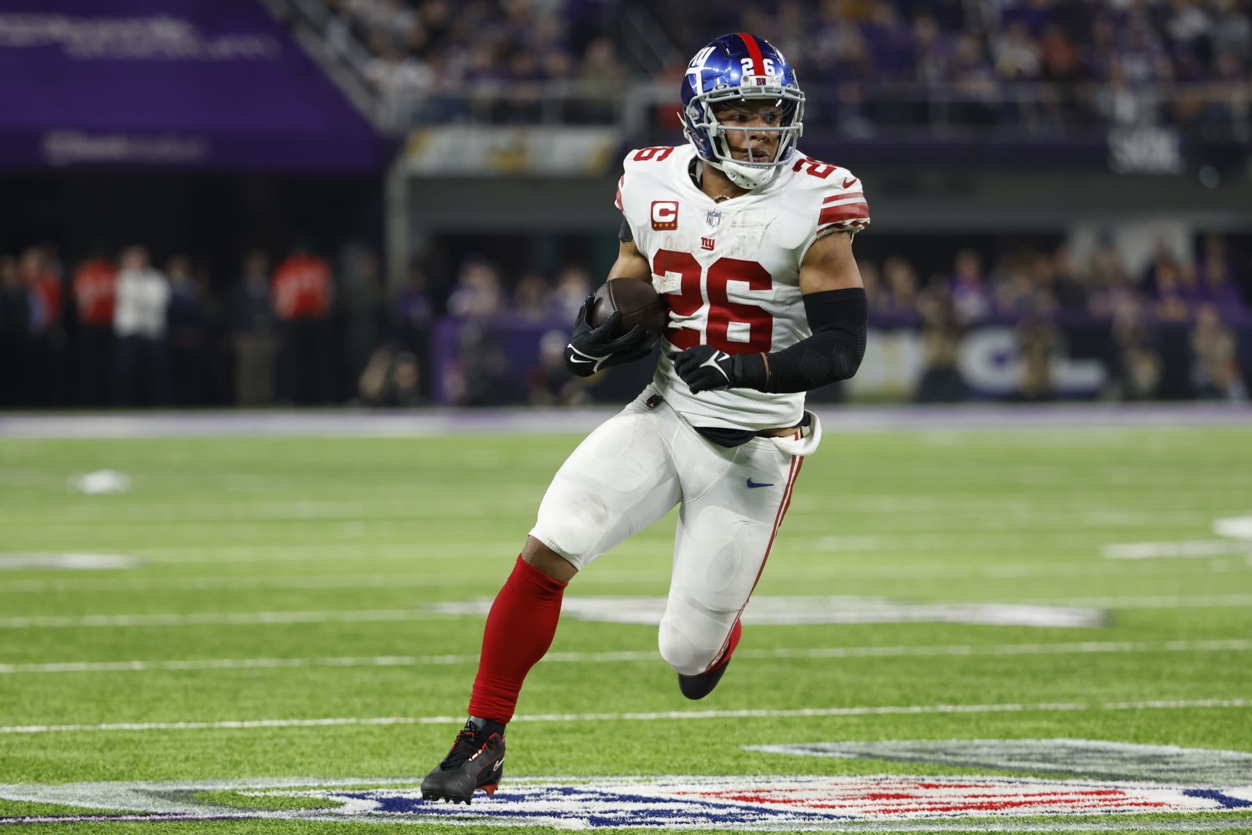 What Christian McCaffrey Trade Means for New York Giants, Saquon Barkley -  Sports Illustrated New York Giants News, Analysis and More