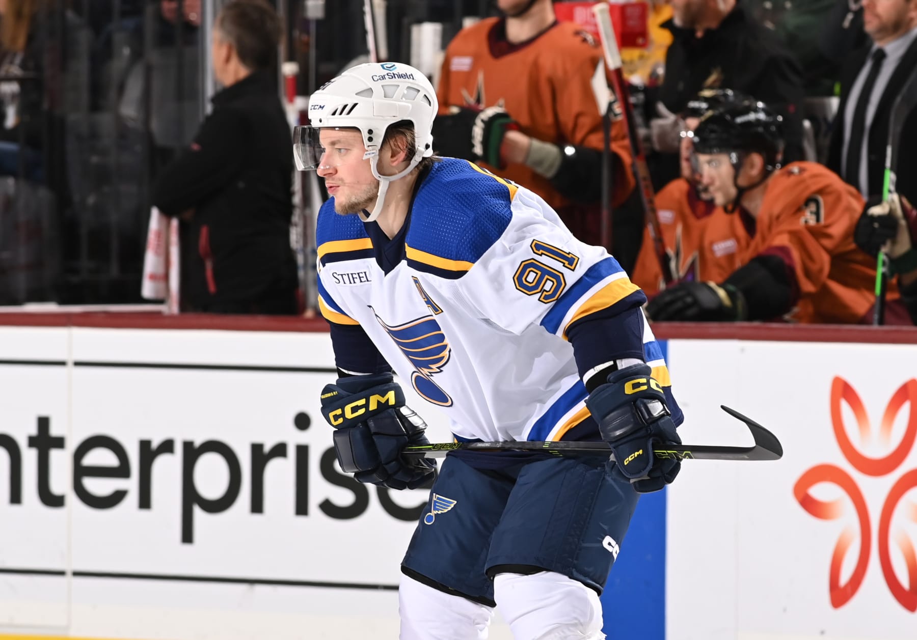 St. Louis Blues on X: Berglund showing off the 11/16 giveaway