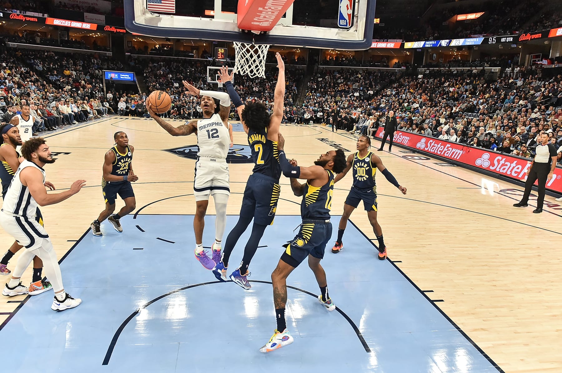 Report Ja Morant 'Associates' Trained Red Laser on Pacers Staff After