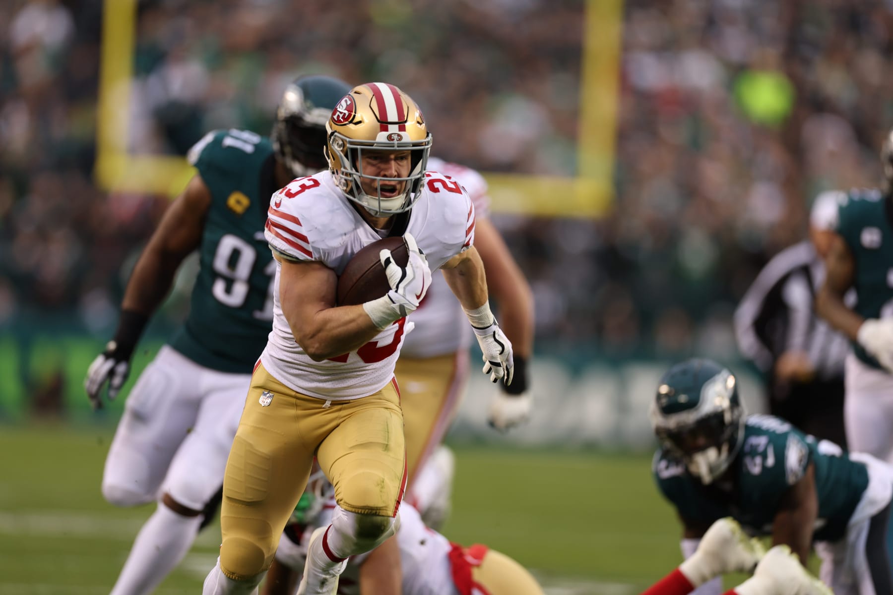 LATEST 49ers News: Christian McCaffrey Injury  49ers vs. Eagles NFC  Championship & 49ers Rumors