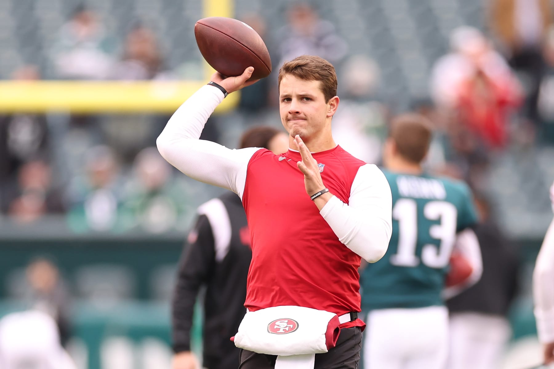 49ers QB Brock Purdy expects to be throwing in training camp