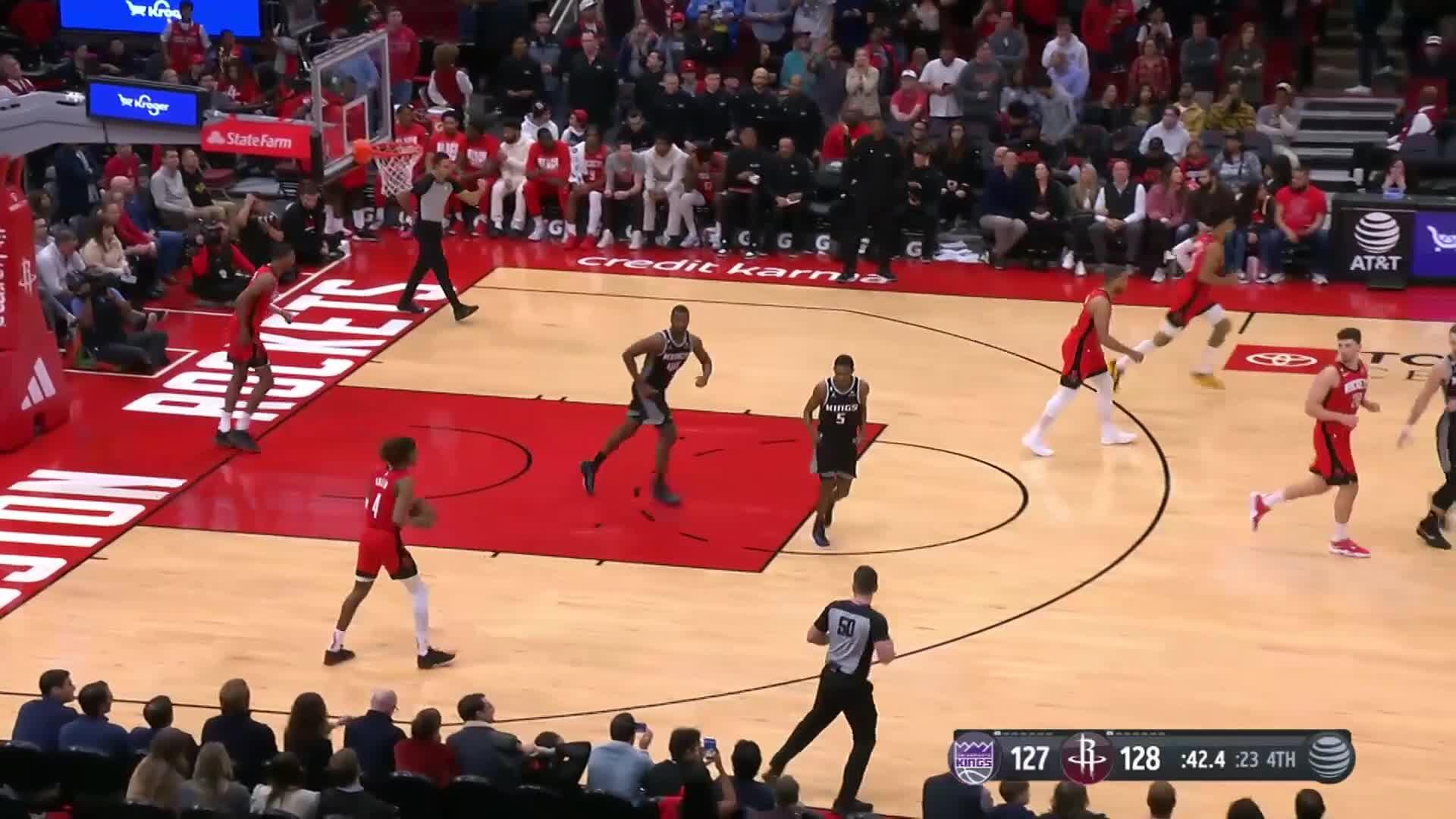Rockets Fan Throws Object at Referees After Controversial Ending of