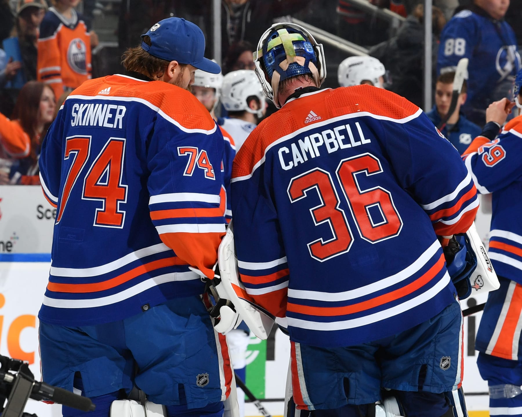 Edmonton Oilers Cam Talbot Adidas Jersey