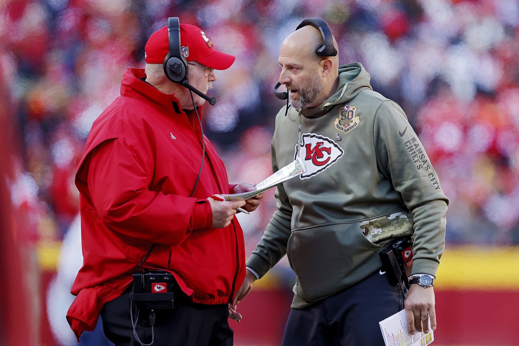 Chiefs' Andy Reid calms concerns on offense with Matt Nagy