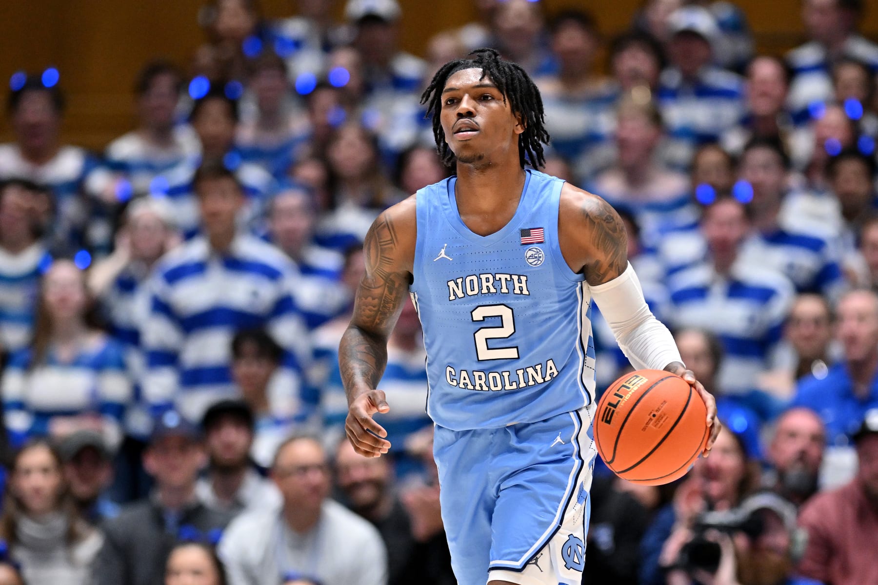 North Carolina's Caleb Love North Carolina's Caleb Love