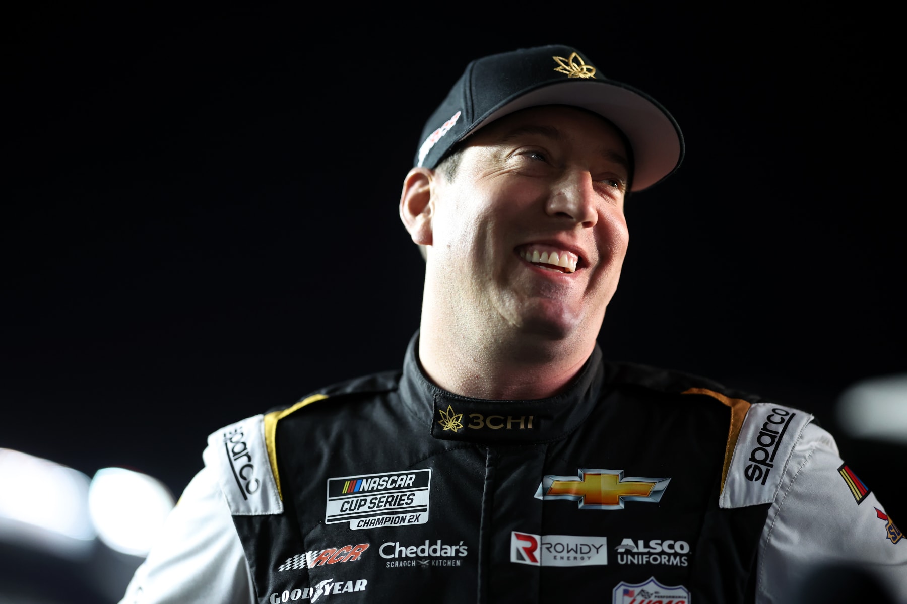 DAYTONA BEACH, FLORIDA - FEBRUARY 15: Kyle Busch, driver of the #8 3CHI Chevrolet, looks on during qualifying for the Busch Light Pole at Daytona International Speedway on February 15, 2023 in Daytona Beach, Florida. (Photo by James Gilbert/Getty Images)