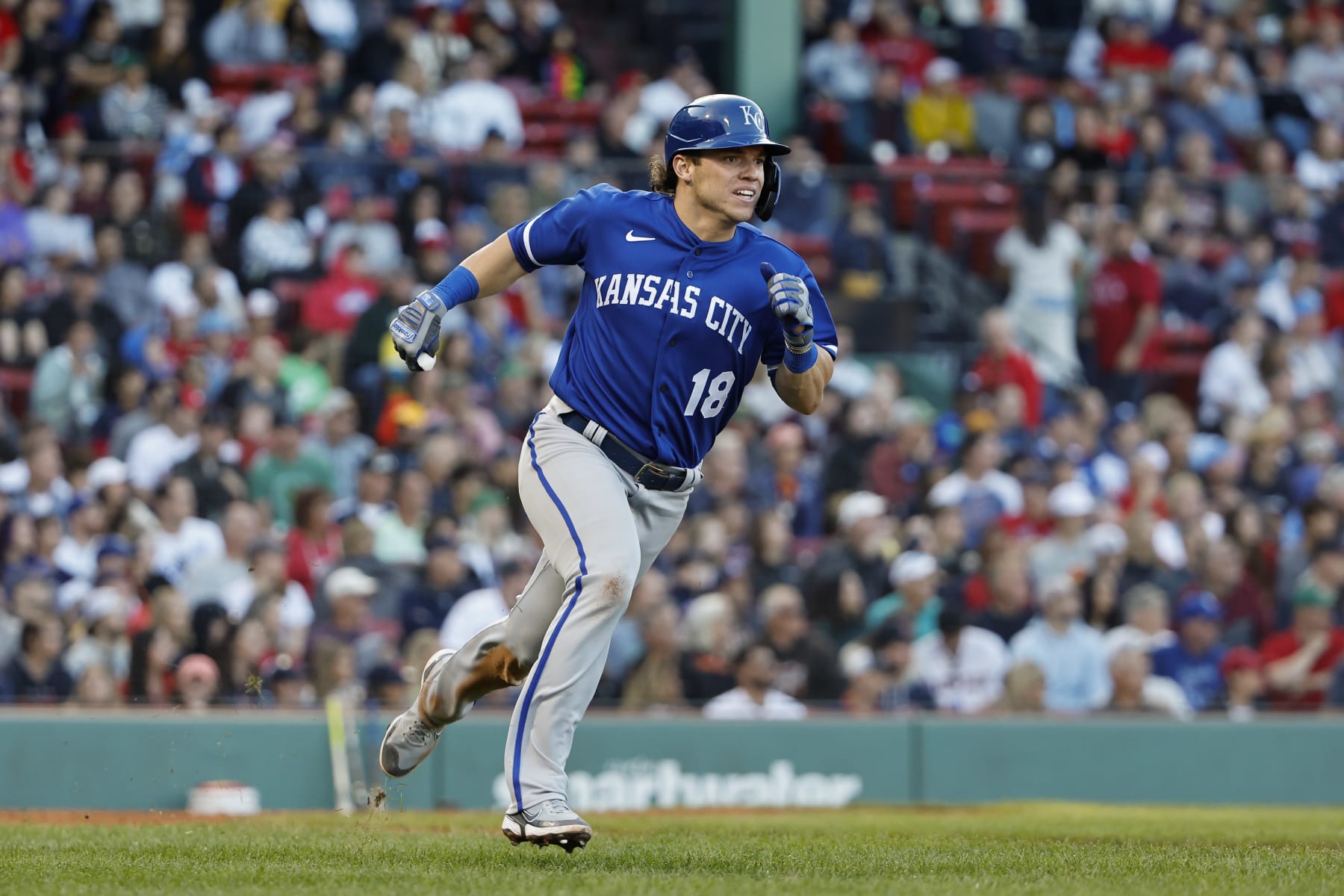 Kansas City Royals center fielder Drew Waters as seen during a MLB News  Photo - Getty Images