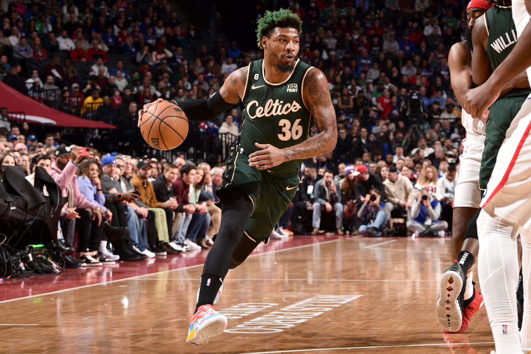 Marcus Smart fans fume over ESPN pic of altered blue hair