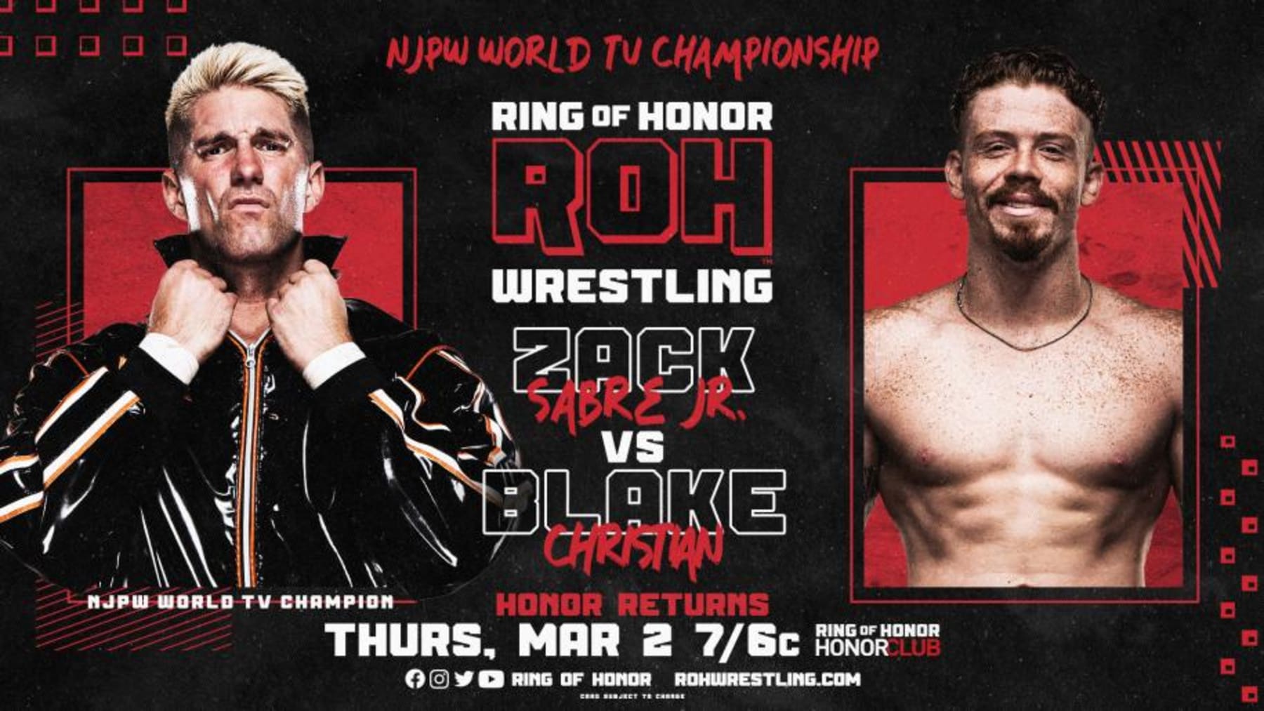 Zack Sabre Jr. and Blake Christian.