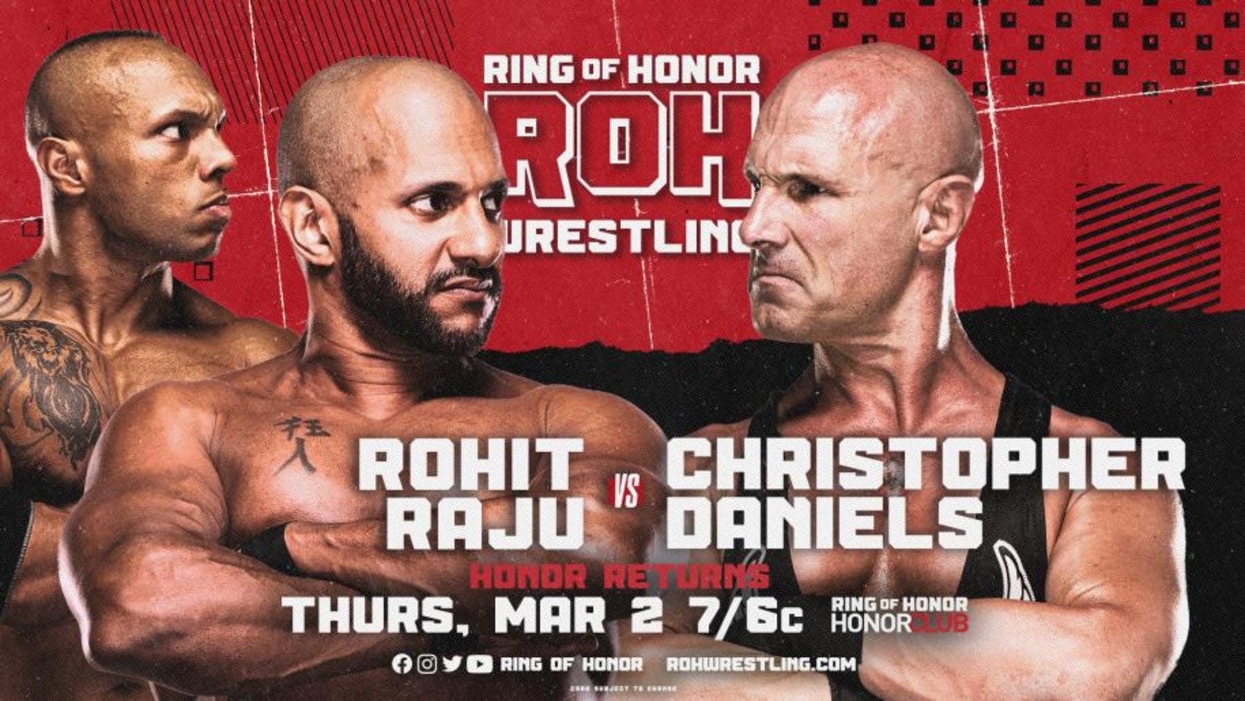 Rohit Raju and Christopher Daniels.