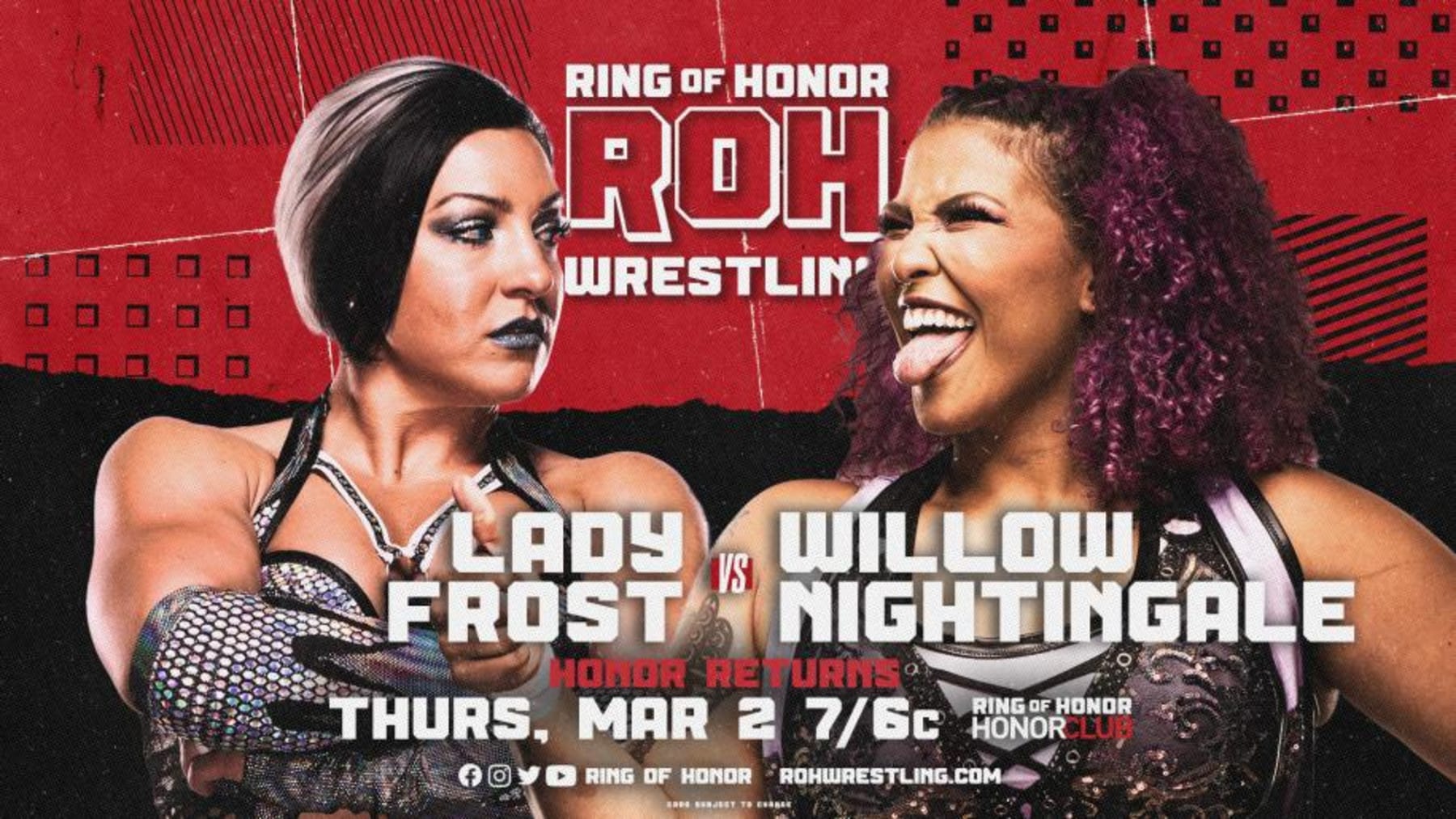 Lady Frost and Willow Nightingale.