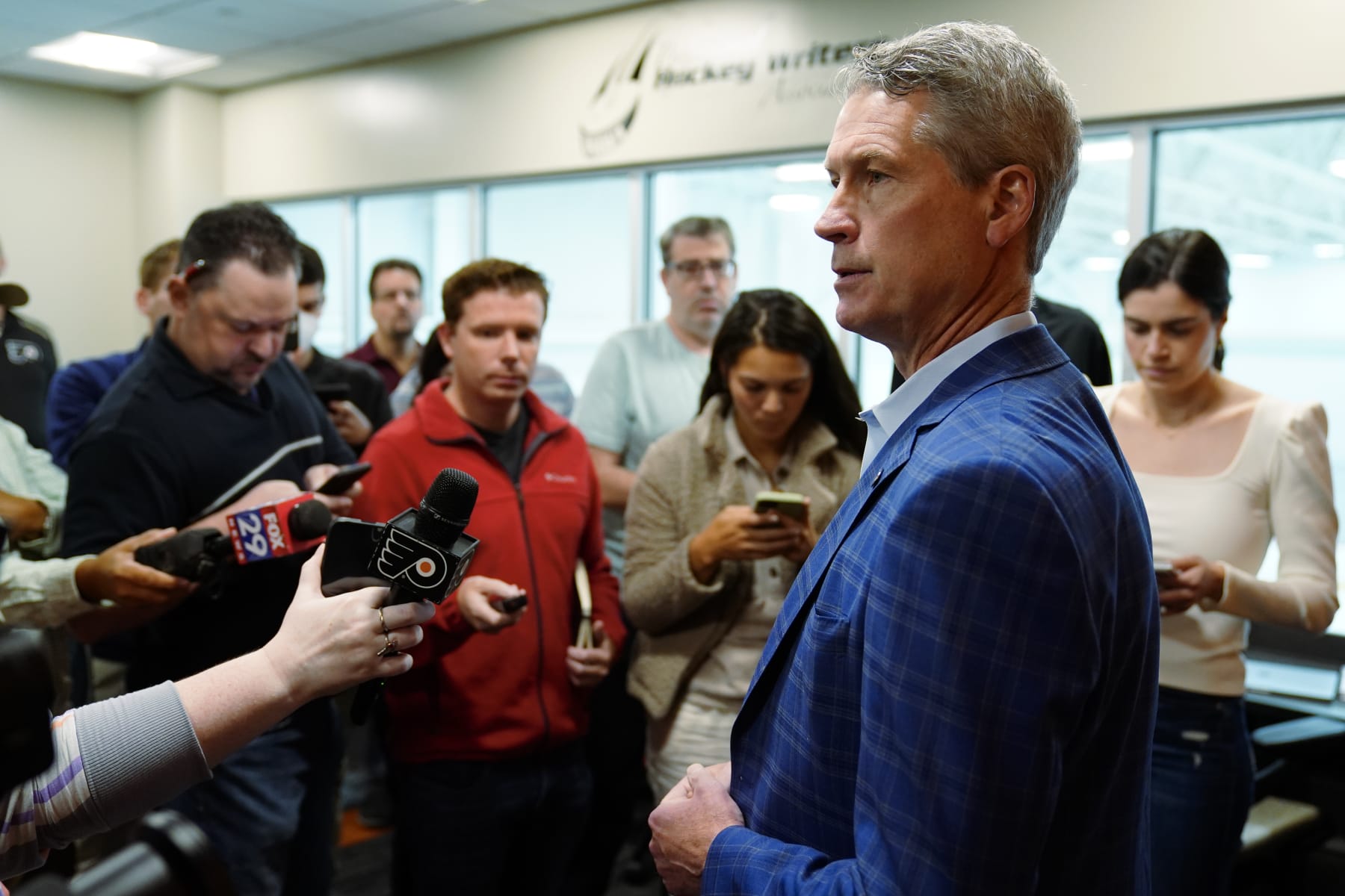 Flyers GM Chuck Fletcher is under fire for a disappointing NHL Trade Deadline.