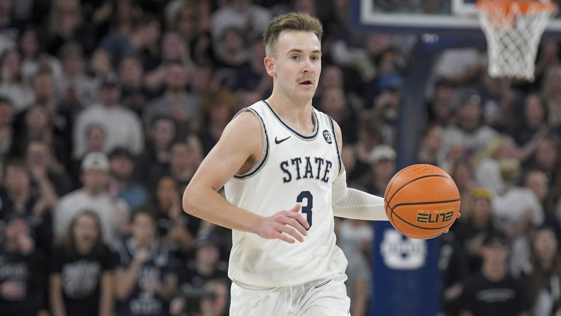 Utah State's Steven Ashworth Utah State's Steven Ashworth
