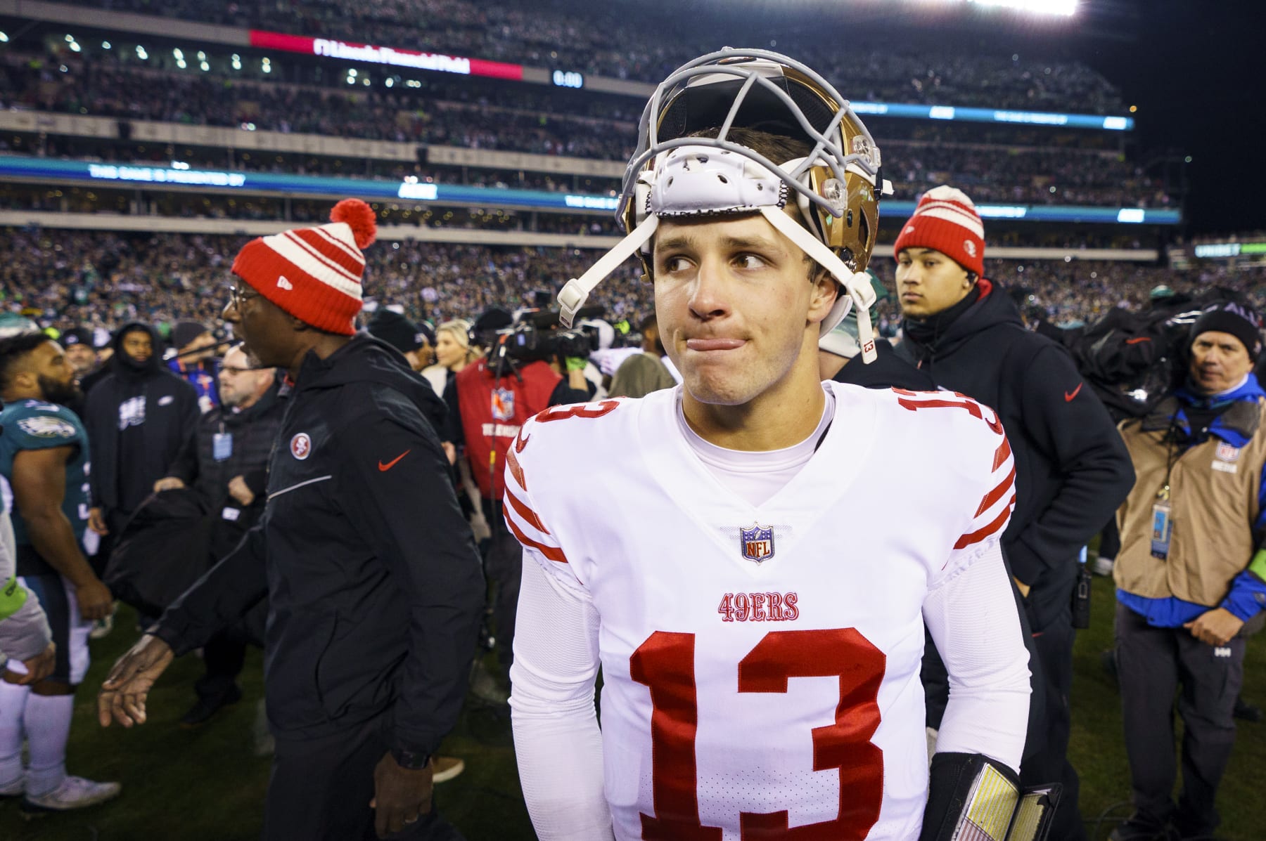 49ers QB Brock Purdy Tore UCL In NFC Title Game, Out At Least 6 Months