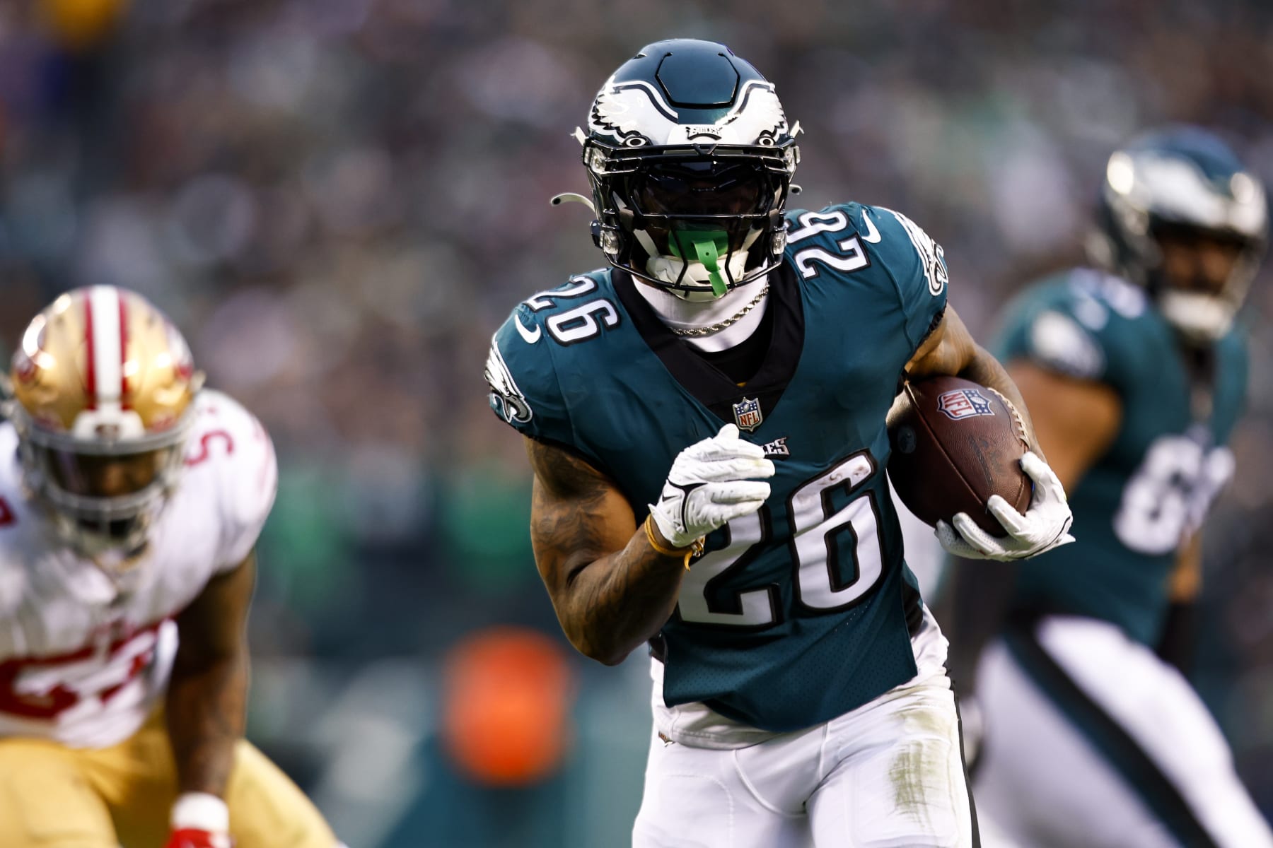 Eagles RB Miles Sanders Eagles RB Miles Sanders
