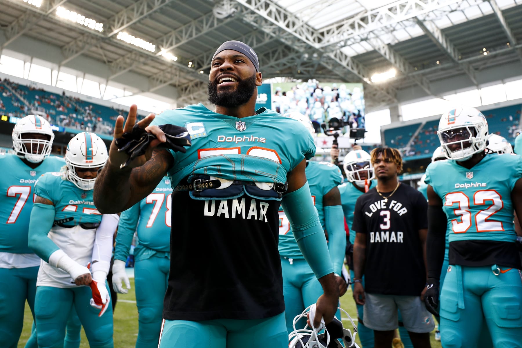 Miami Dolphins release updated jersey numbers for free agents and rookies