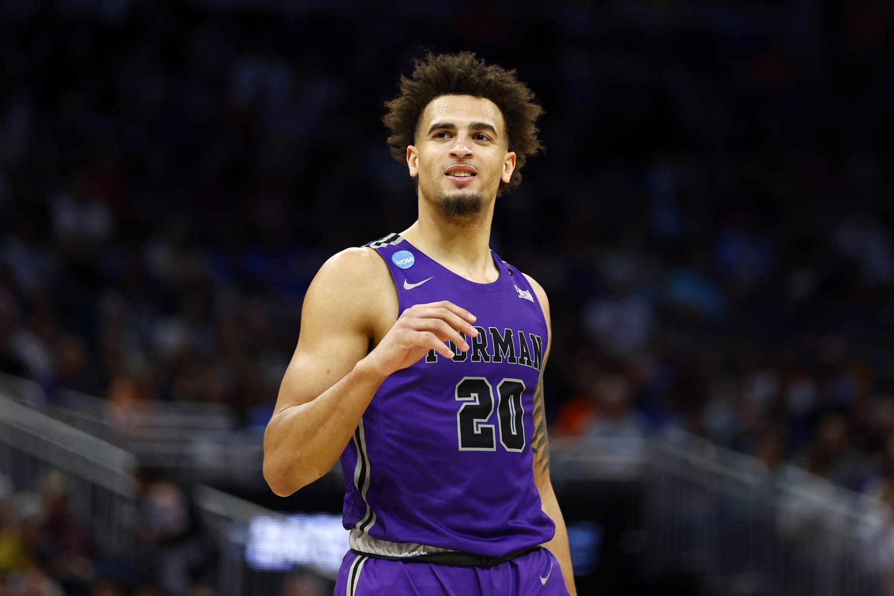 Furman's Jalen Slawson Furman's Jalen Slawson