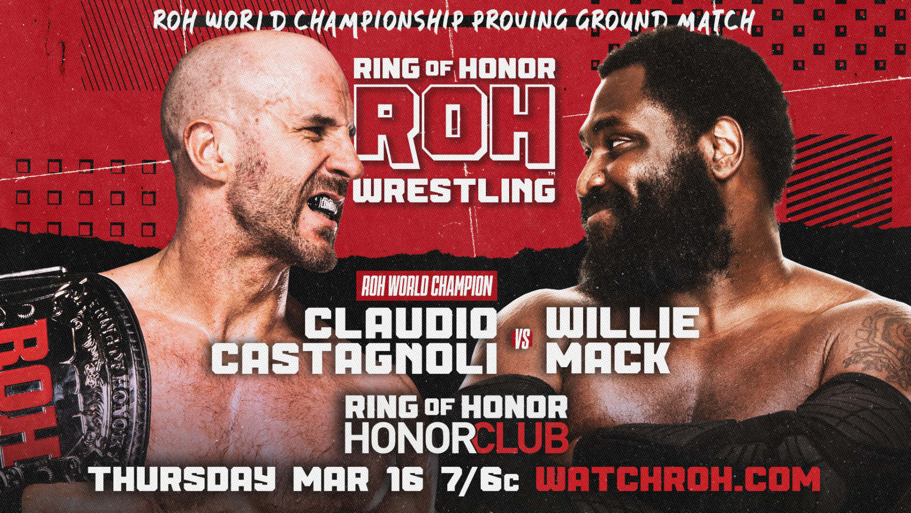 Claudio Castagnoli and Willie Mack.