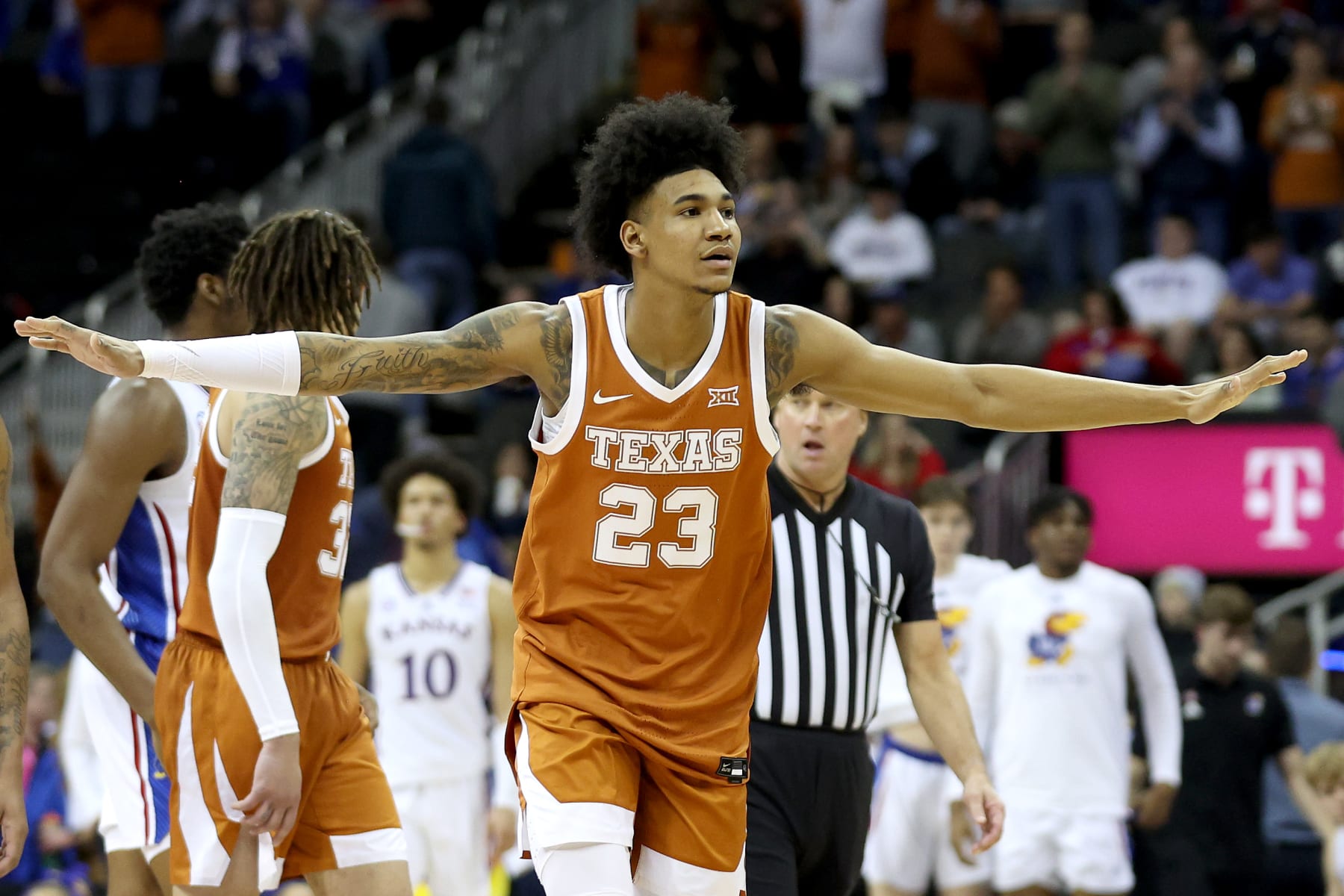 Texas' Dillon Mitchell Texas' Dillon Mitchell
