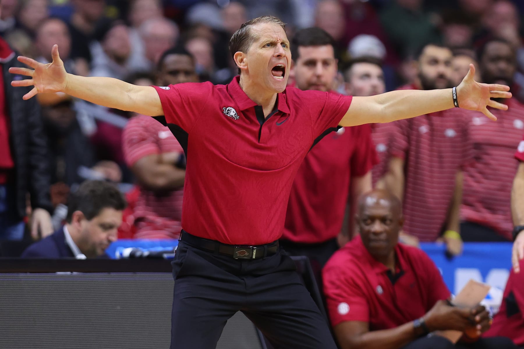 Arkansas' Eric Musselman Arkansas' Eric Musselman