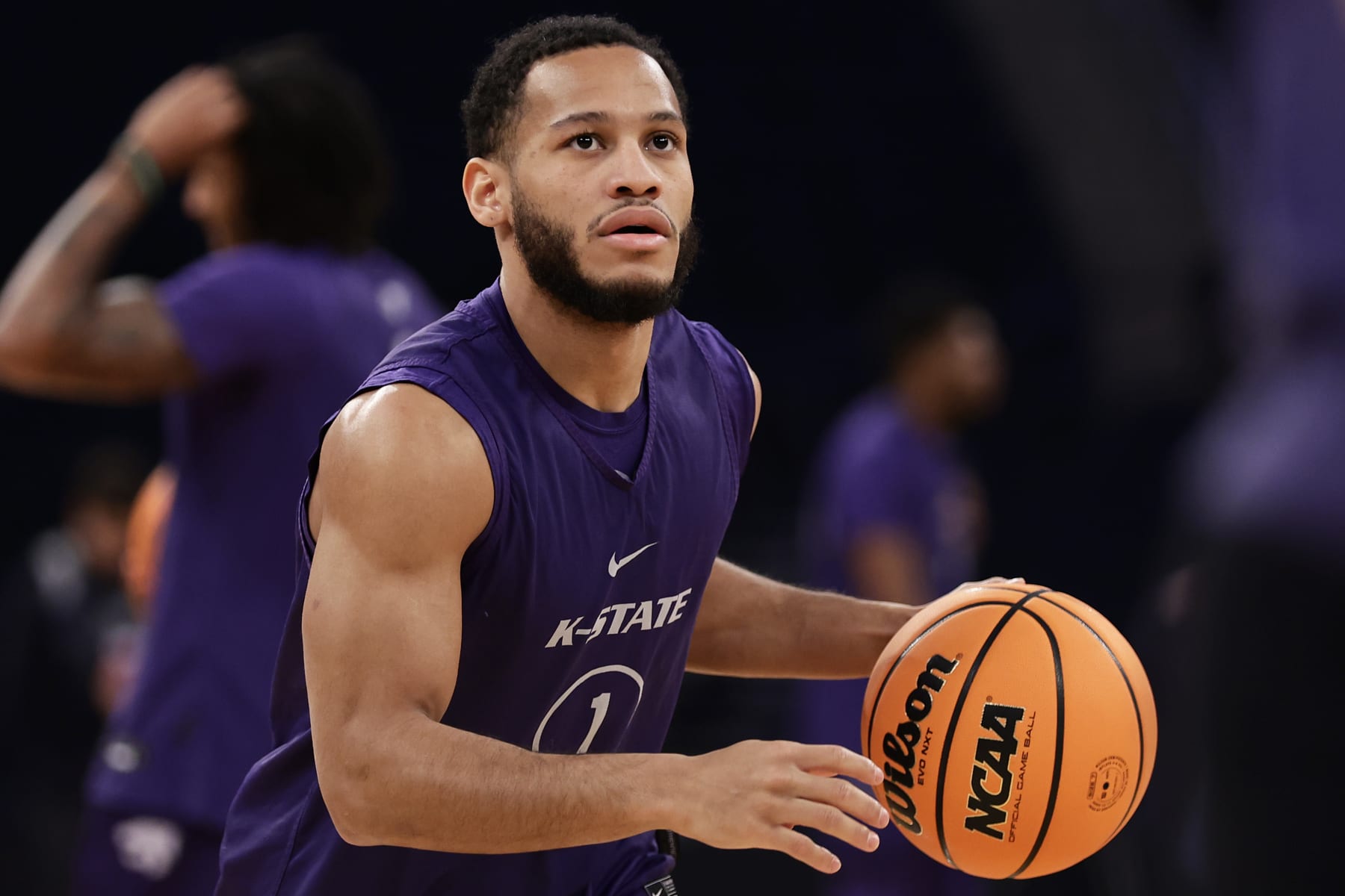 Kansas State's Markquis Nowell Kansas State's Markquis Nowell
