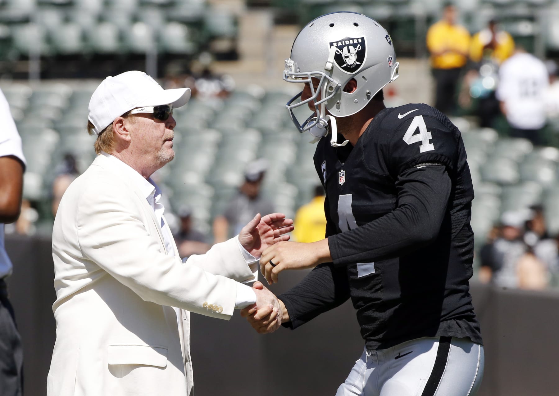 Congratulate Raiders' Mark Davis on latest weak Vegas feat: Parking Derek  Carr