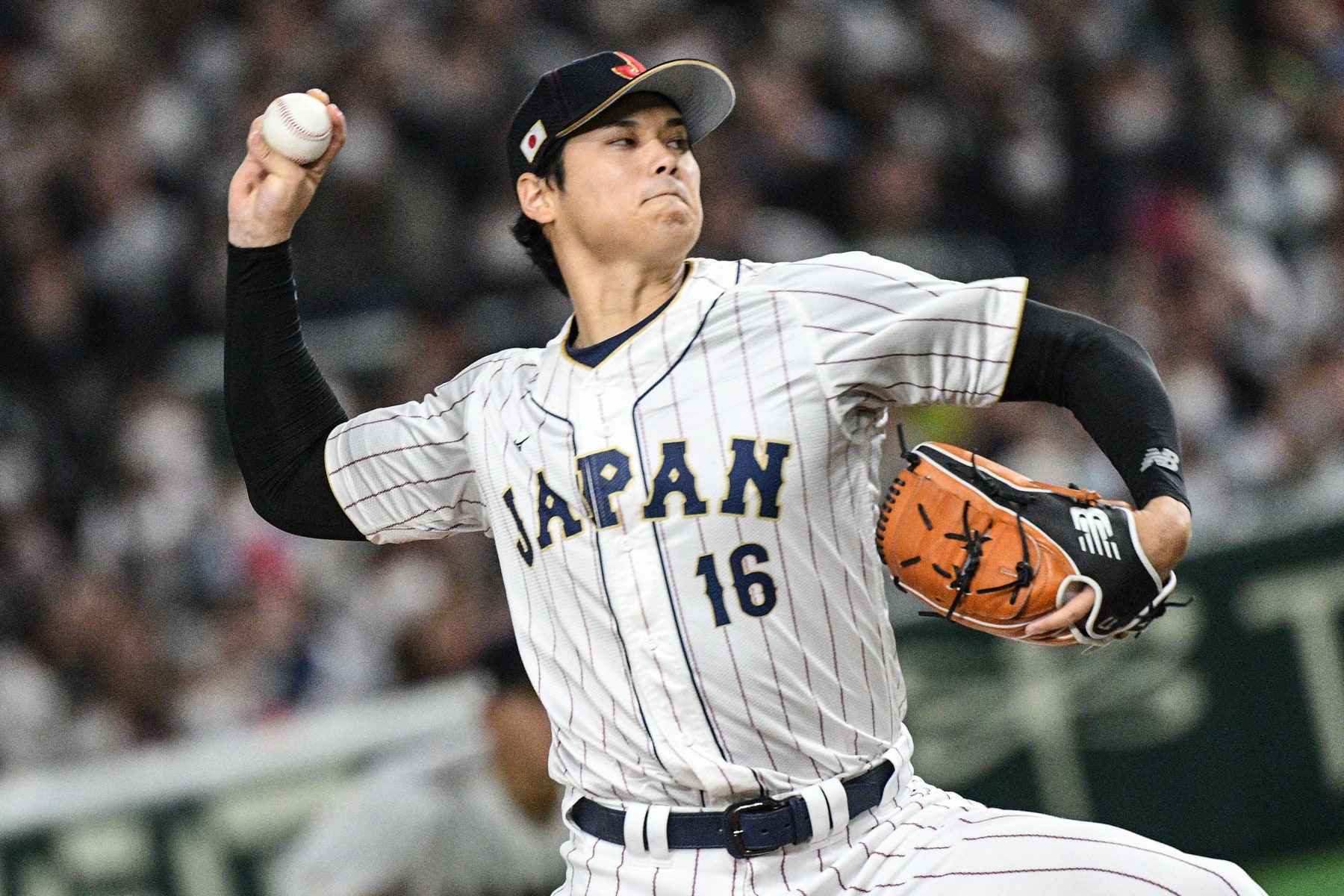 Japan's Shohei Ohtani pitches in the first inning during the World Baseball Classic (WBC) quarter-final game between Japan and Italy at the Tokyo Dome in Tokyo on March 16, 2023. (Photo by Richard A. Brooks / AFP) (Photo by RICHARD A. BROOKS/AFP via Getty Images) Japan's Shohei Ohtani pitches in the first inning during the World Baseball Classic (WBC) quarter-final game between Japan and Italy at the Tokyo Dome in Tokyo on March 16, 2023. (Photo by Richard A. Brooks / AFP) (Photo by RICHARD A. BROOKS/AFP via Getty Images)