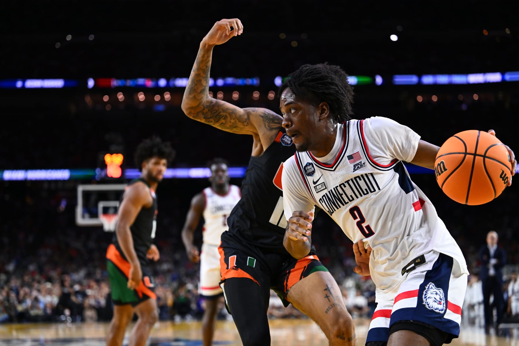 UConnn guard Tristen Newton