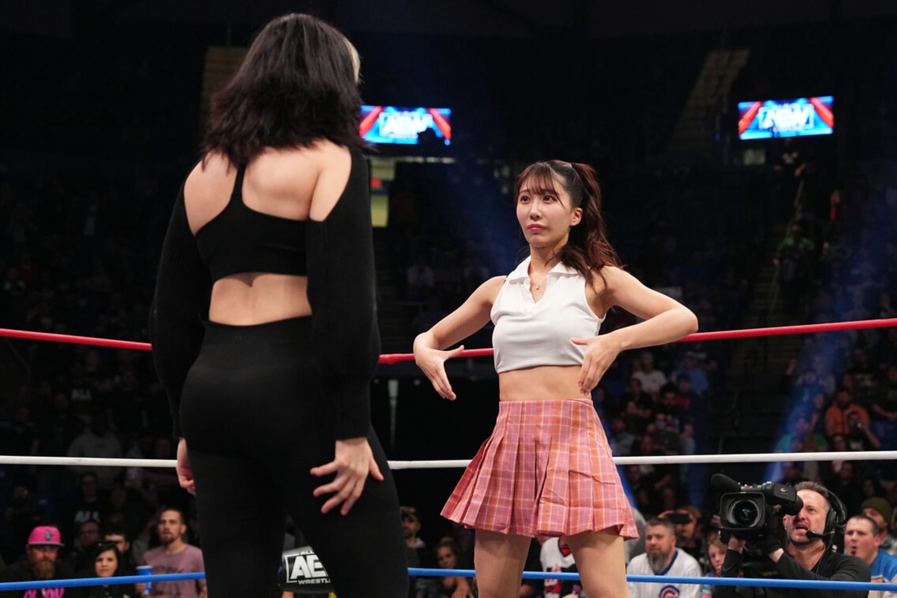 Riho challenged Jamie Hayter in one of three championship matches on AEW Dynamite.