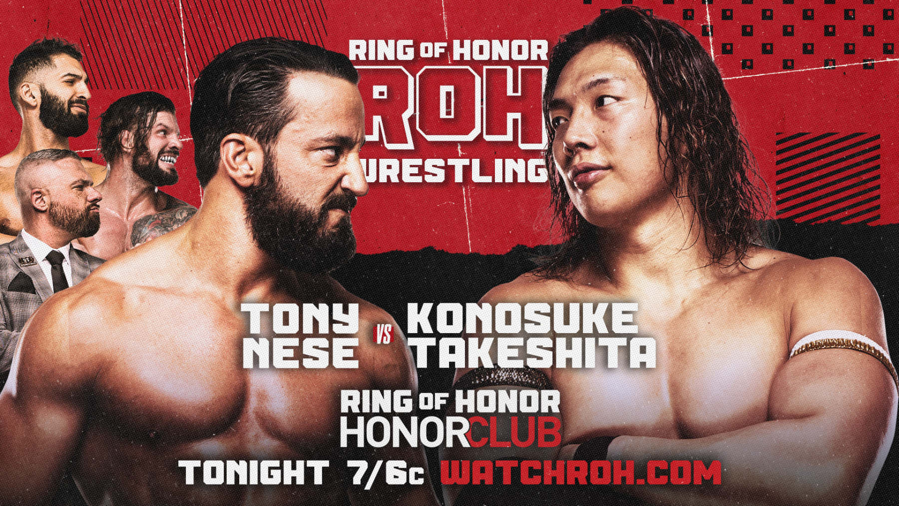 Tony Nese and Konosuke Takeshita.