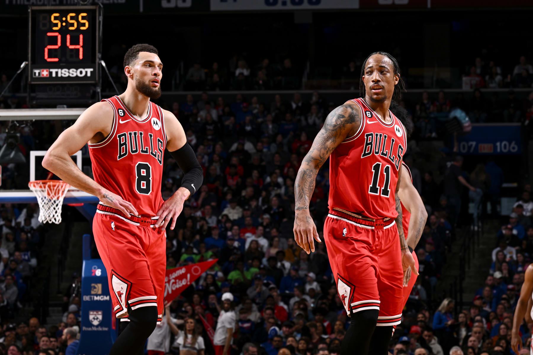 Zach LaVine and DeMar DeRozan Zach LaVine and DeMar DeRozan