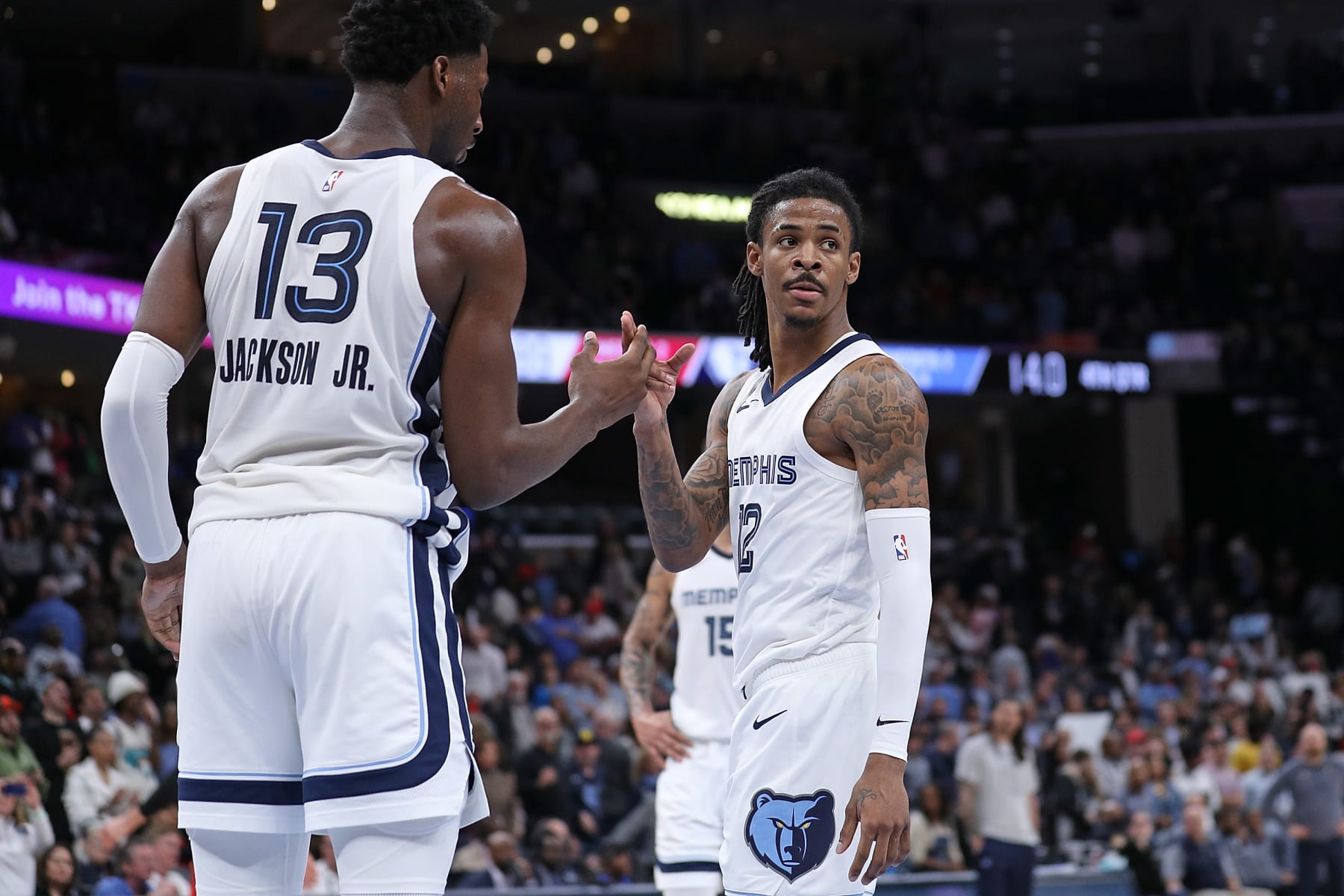 Jaren Jackson Jr. and Mike Conley Jaren Jackson Jr. and Mike Conley