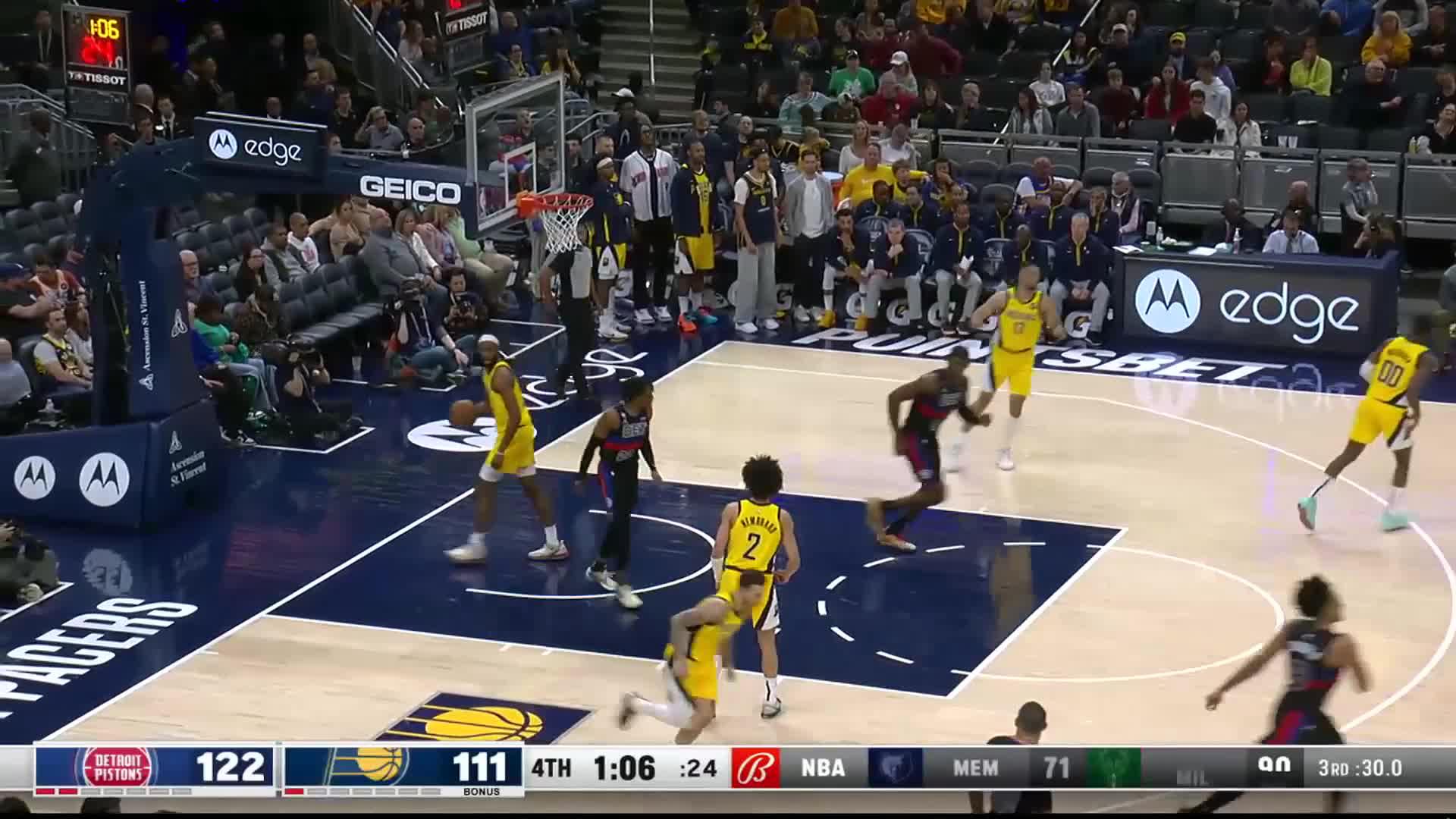 Killian Hayes Goes For 28 vs. Indiana Pacers