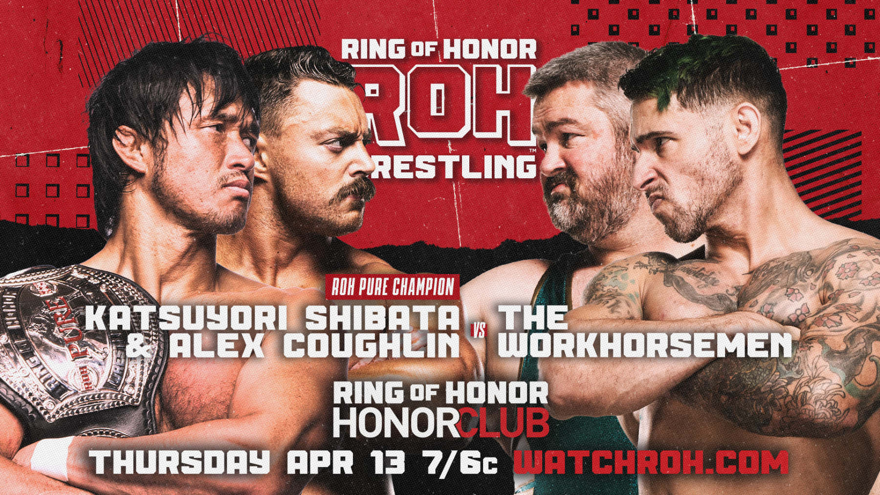 The Workhosemen, Alex Coughlin and Katsuyori Shibata.