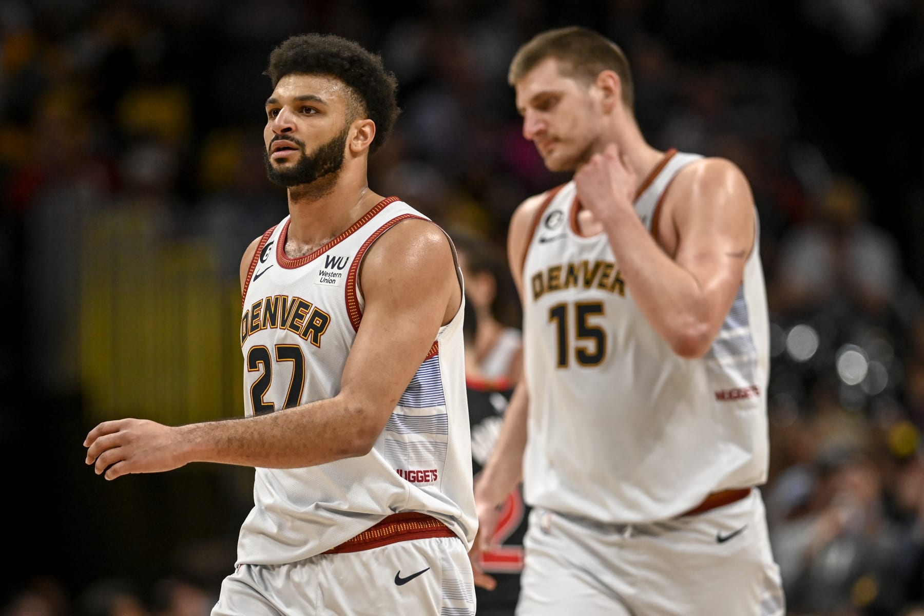 Jamal Murray and Nikola JokiÄ Jamal Murray and Nikola JokiÄ
