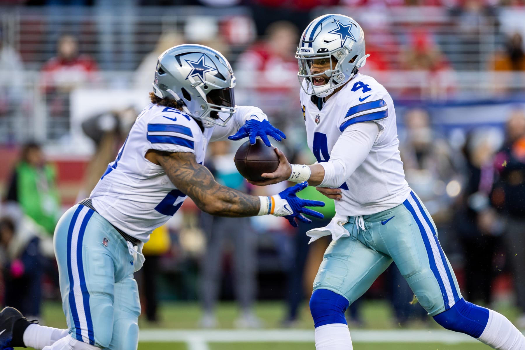 Dak Prescott & Ezekiel Elliott - Hand Signed and similar items