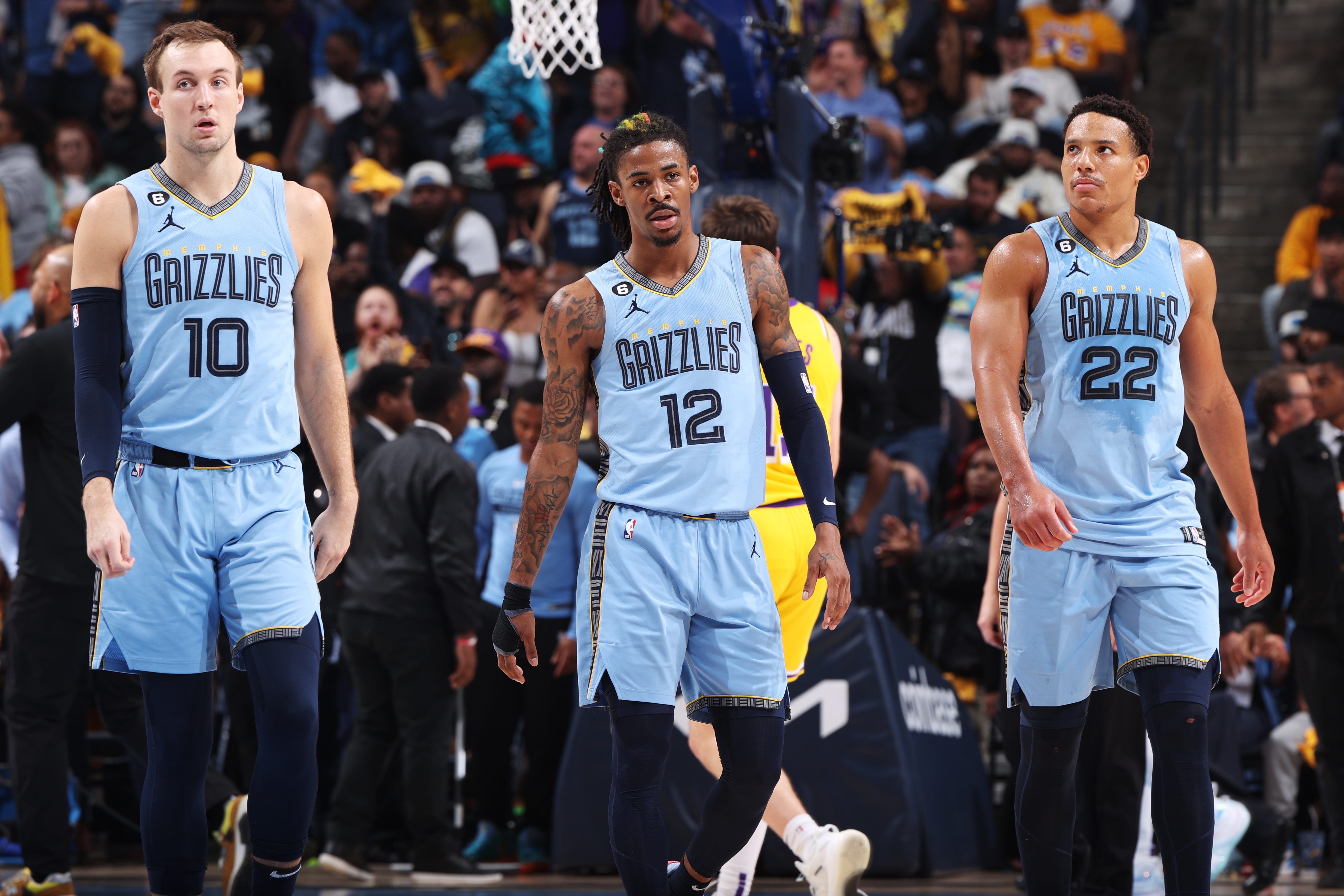 NBA Playoffs: Memphis Grizzlies' Ja Morant and Desmond Bane stave off  elimination by beating Los Angeles Lakers, NBA News
