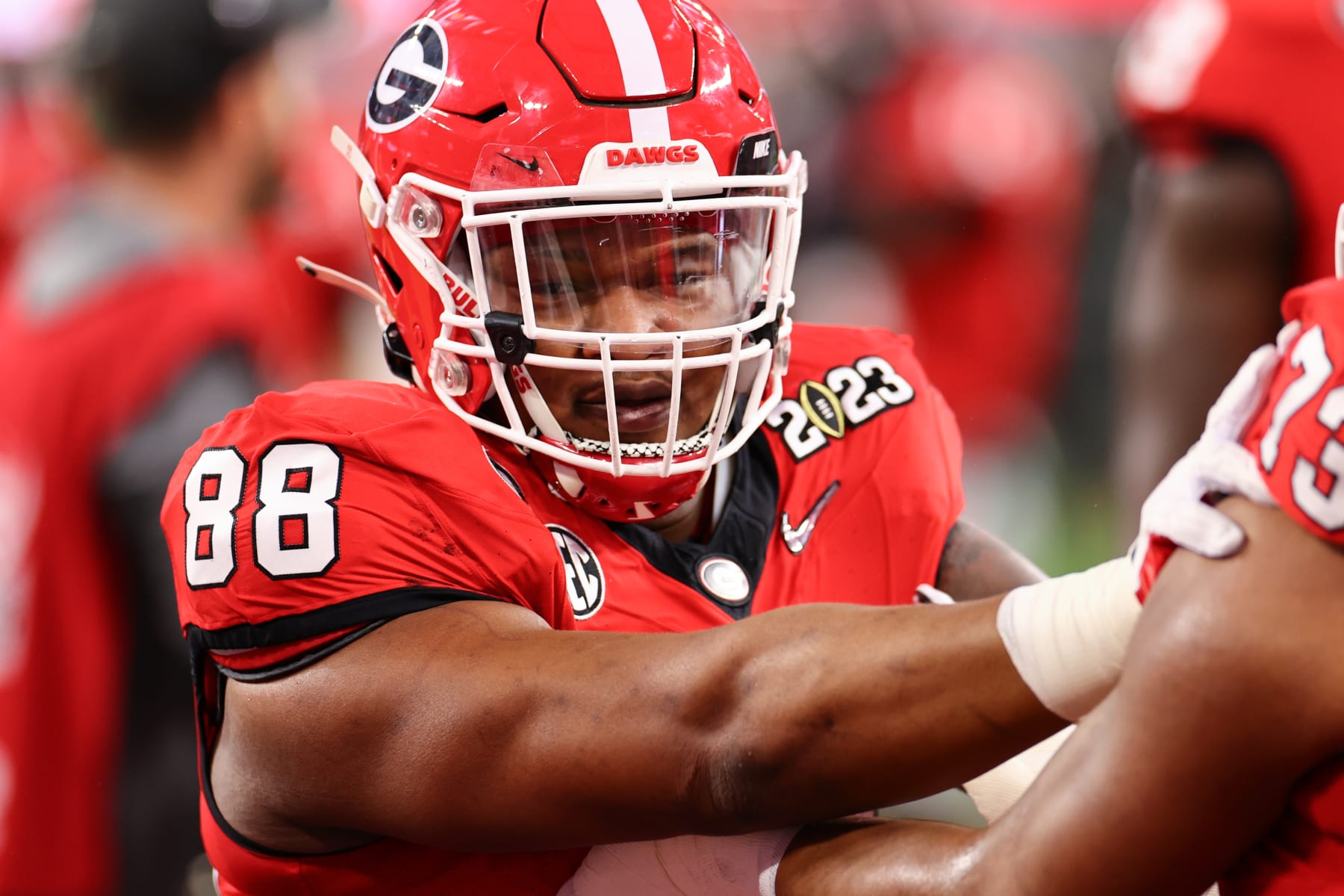 Darnell Washington NFL Combine Results Tracker - Georgia Tight End Flashing  - Sports Illustrated Georgia Bulldogs News, Analysis and More