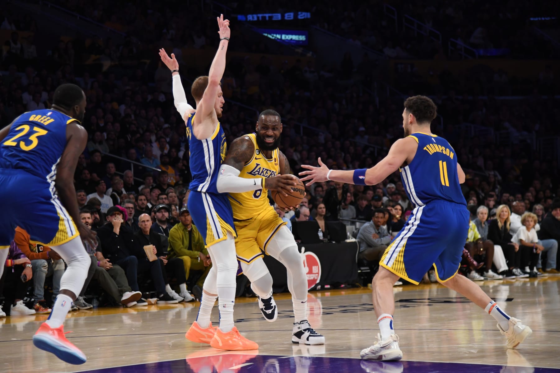 LeBron James brilliant as Lakers eliminate Warriors in Game 6