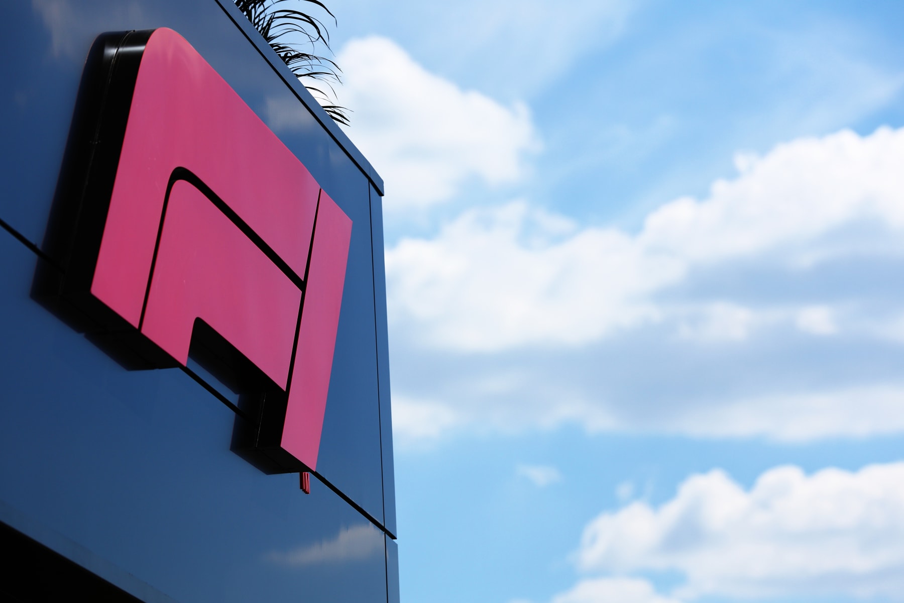 SPA, BELGIUM - AUGUST 25: The F1 logo is pictured in the paddock during previews ahead of the F1 Grand Prix of Belgium at Circuit de Spa-Francorchamps on August 25, 2022 in Spa, Belgium. (Photo by Mark Thompson/Getty Images)