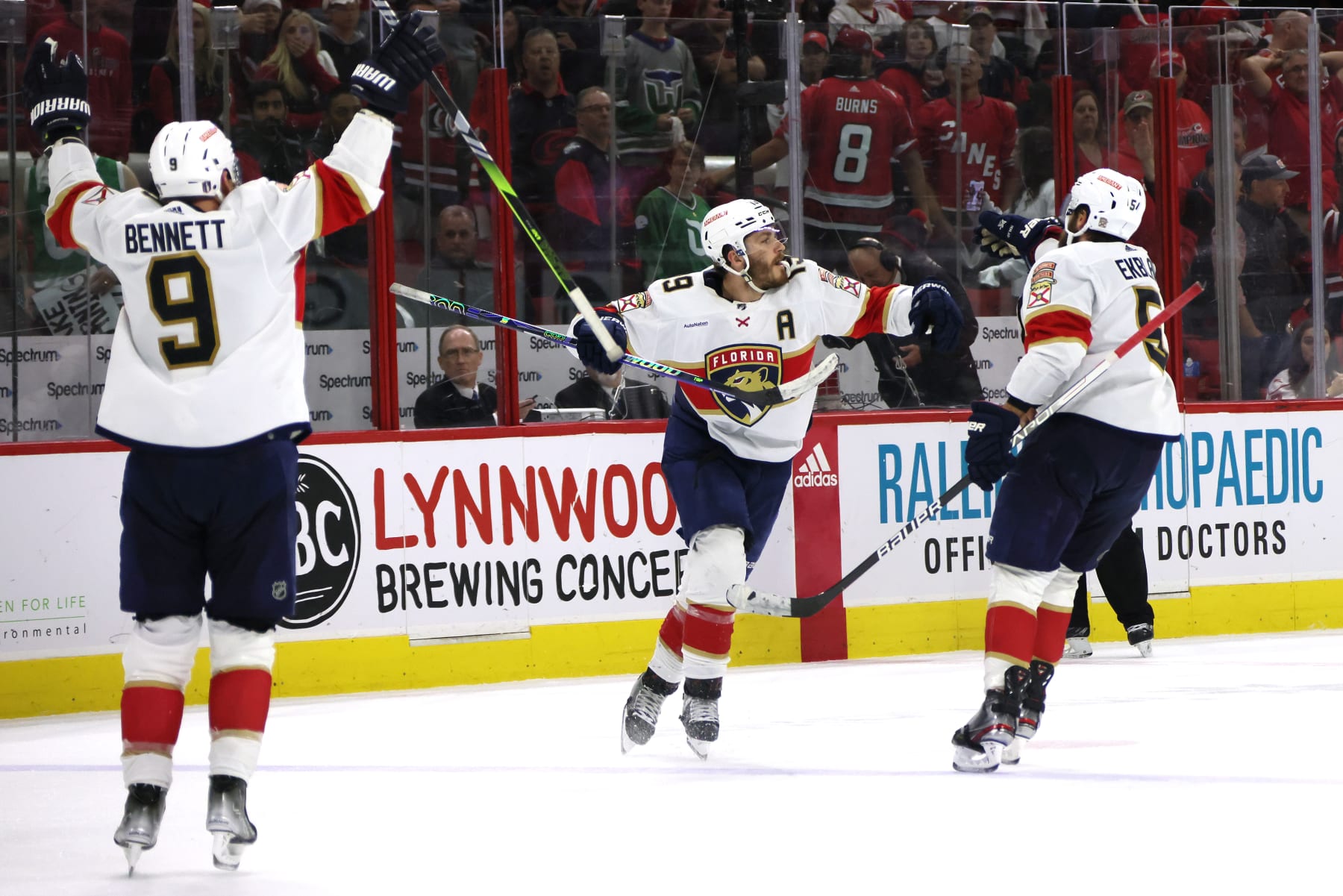 Panthers pull out 4-OT win over Hurricanes in Game 1