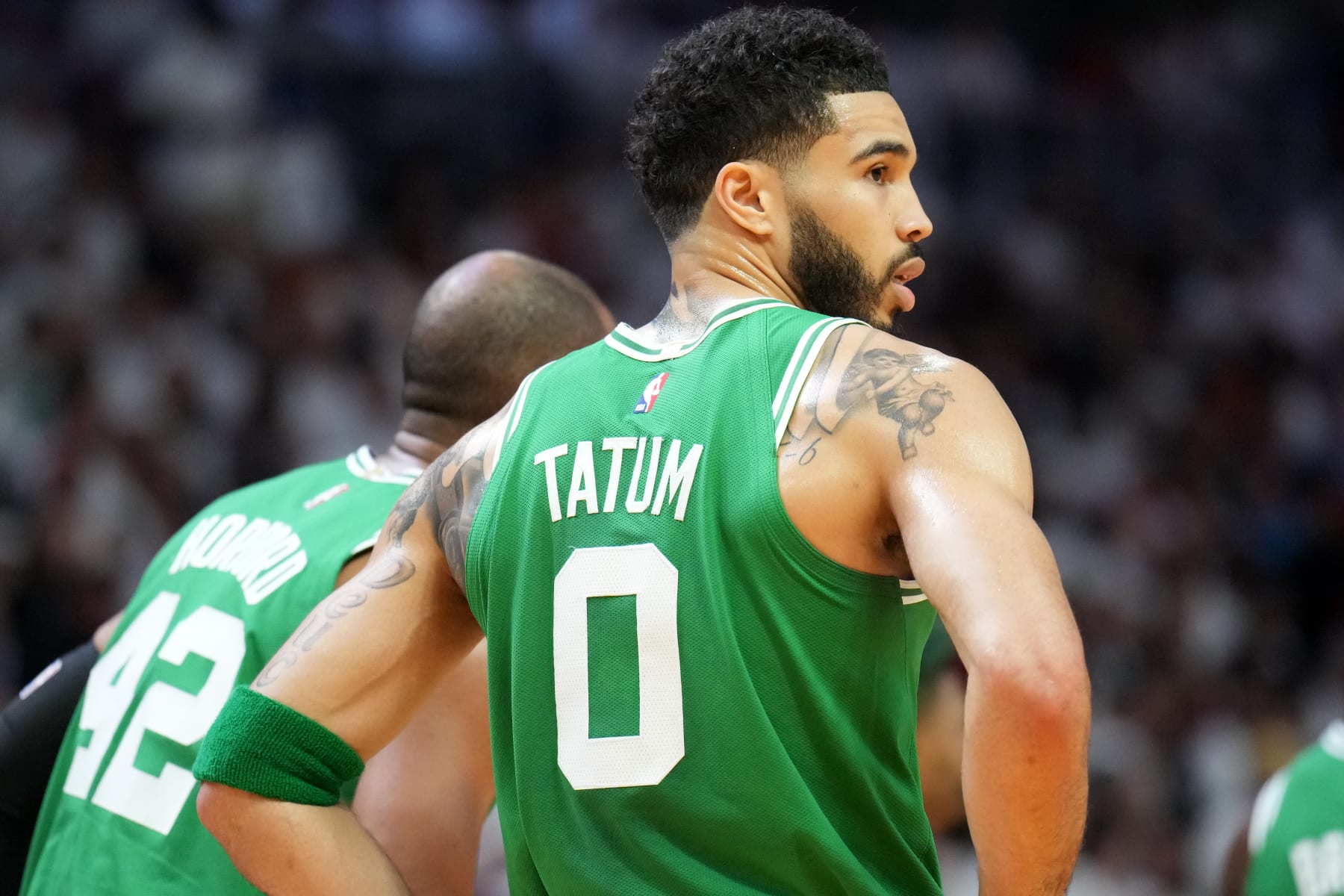 Celtics' Jayson Tatum Shares Photo of New Back Tattoo Featuring His Jordan  Sneakers, News, Scores, Highlights, Stats, and Rumors