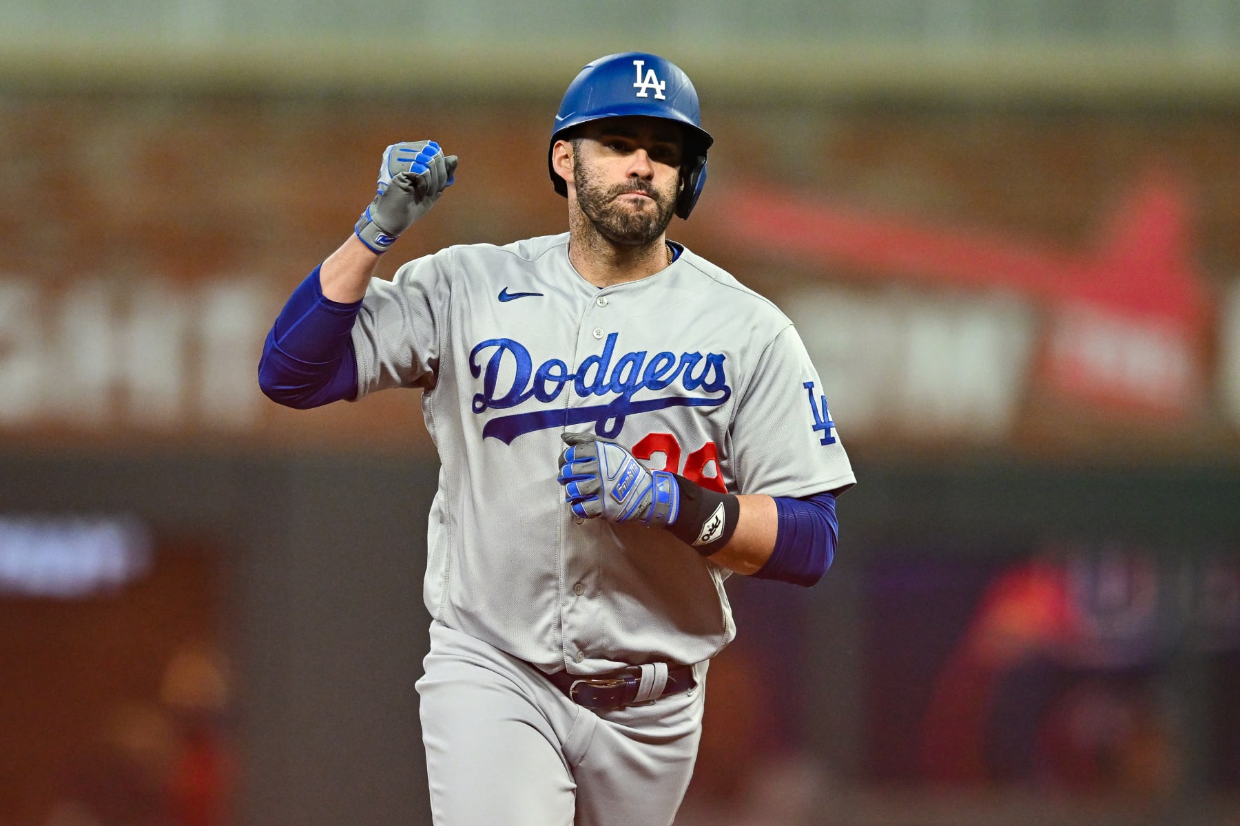 J.D. Martinez homers, Freddie Freeman sets franchise doubles record as  Dodgers beat Nationals