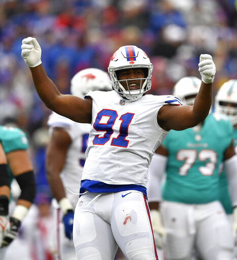 Bills defensive tackle Ed Oliver named AFC Defensive Player of the