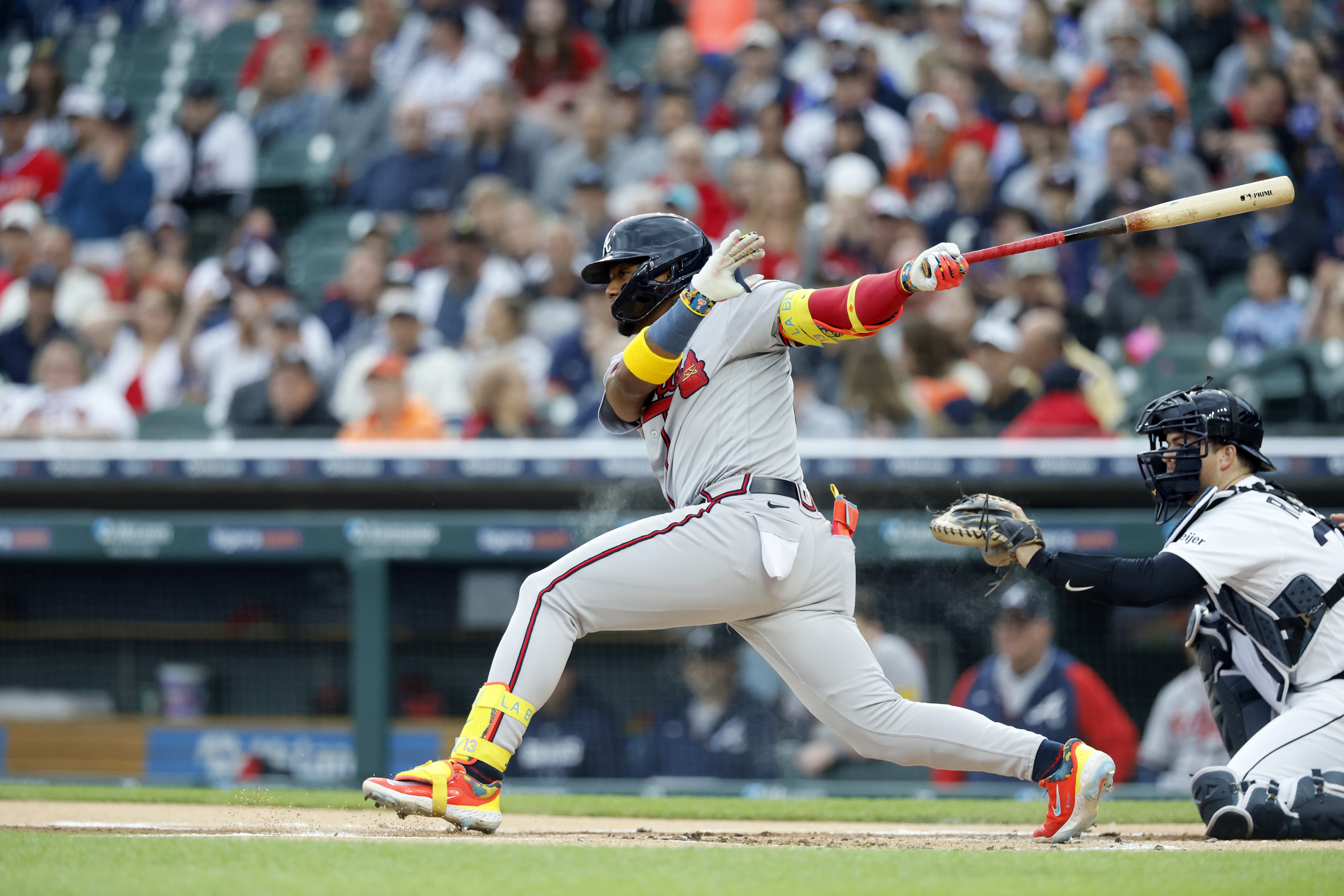 Ronald Acuna Jr. launches 461-foot home run as Braves win both legs of  doubleheader against Detroit