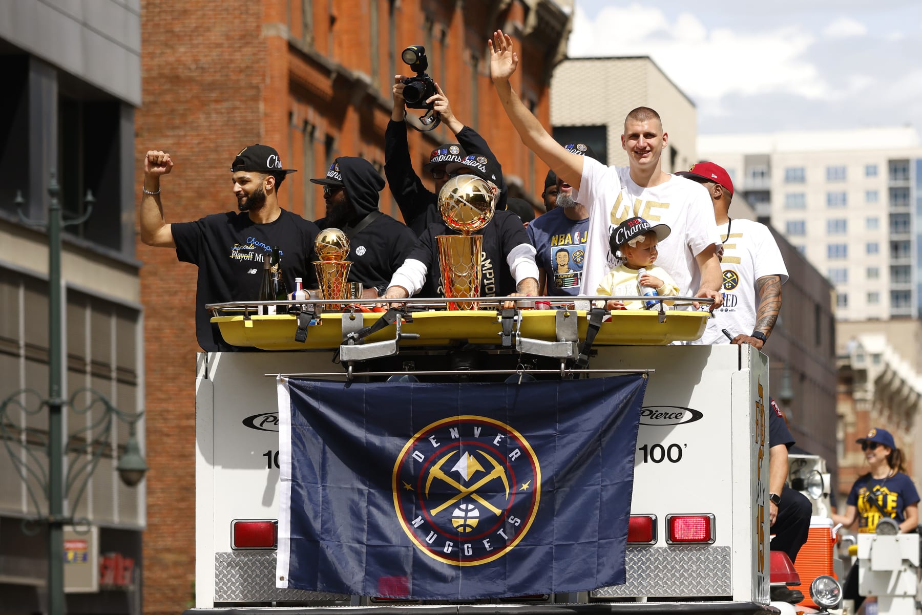 Nikola Jokic changes tune at championship celebration, Denver Nuggets