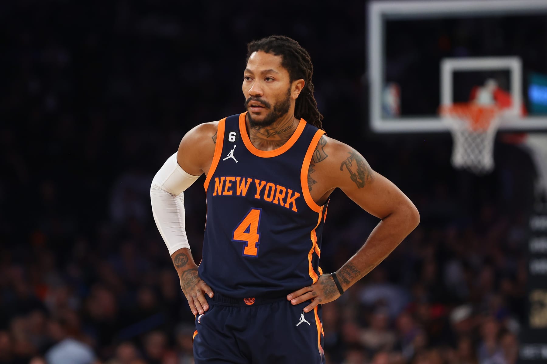 Derrick Rose New York Knicks 2023 Icon Edition NBA Swingman Jersey