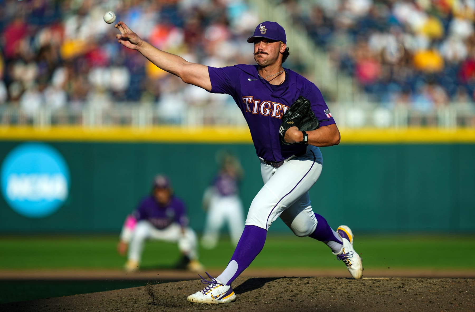 Hot] Buy New Ty Floyd Jersey LSU Tigers Gold Champions