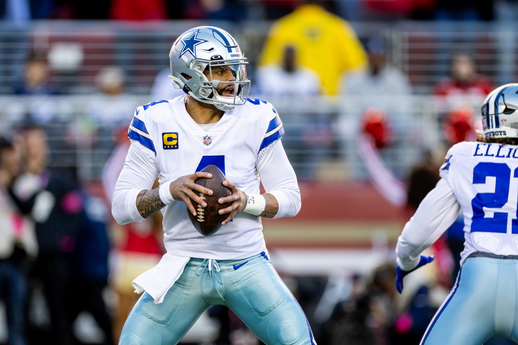 Video: Cowboys' Micah Parsons Accidentally Hits Dak Prescott Low